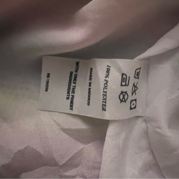 House of Wallace Size: S,Sleeveless Shirt with Zip up back Multi-Colored Pastels - Picture 5 of 5